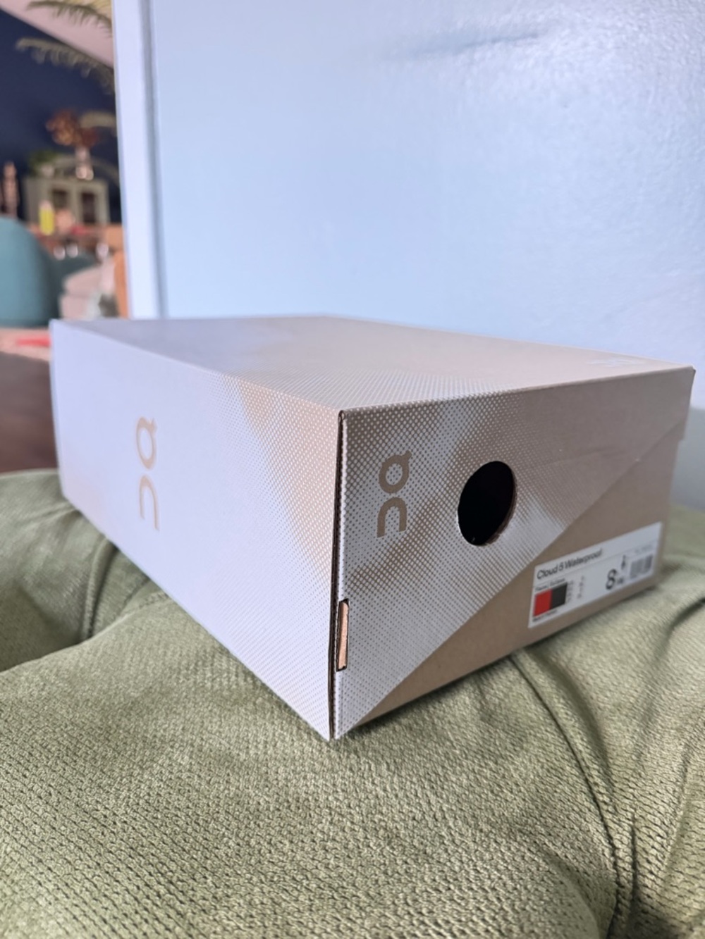 On Running Women’s Cloud 5 Warerproof Red Running Shoes S 8 - Picture 10 of 10